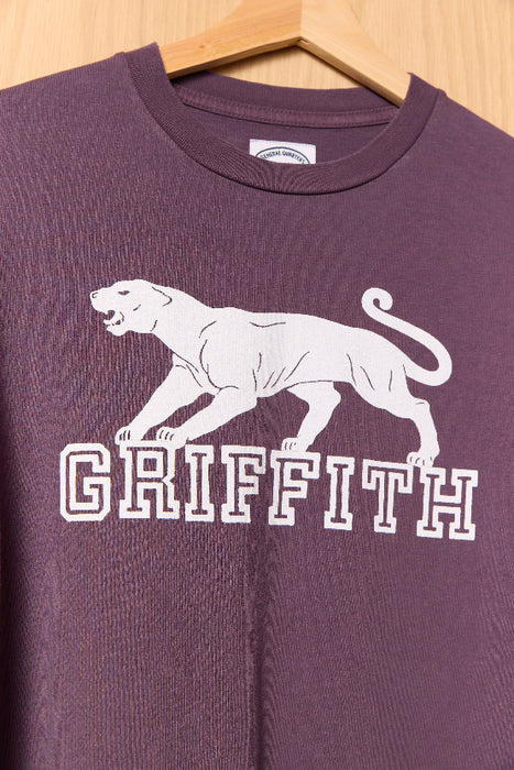 Griffith Park Long Sleeve Tee in Purple