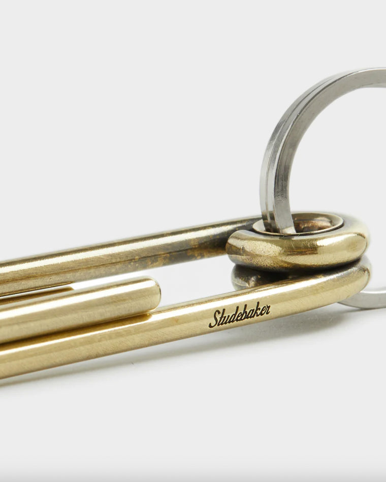 Scissor Hook Keyholder in Brass