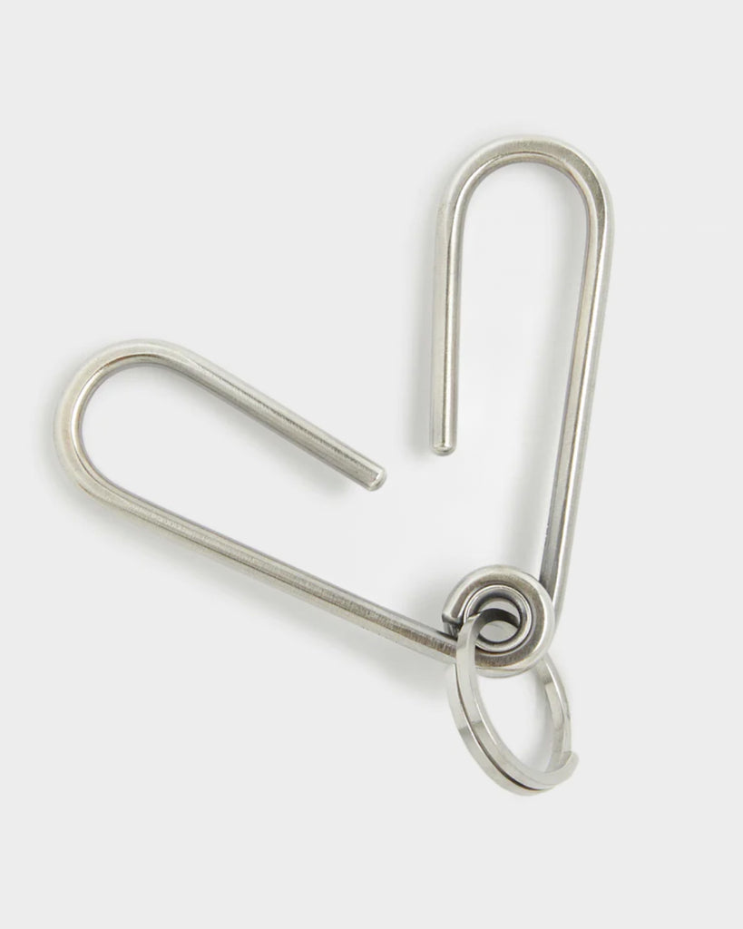 Scissor Hook Keyholder in Silver