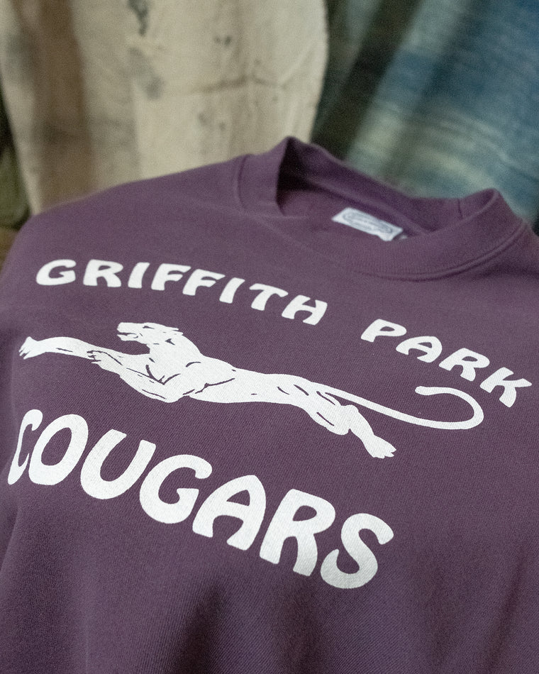 Griffith Park Cougars Sweatshirt in Dusk Purple