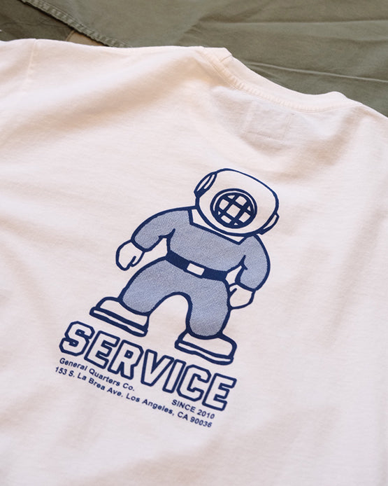Mascot Heavy Tee in Vintage White
