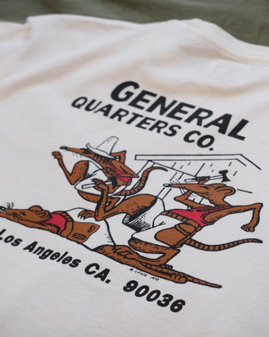 Working Rats Tee in Vintage White