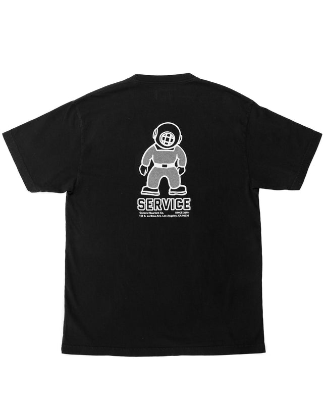Diver Heavy T-Shirt in Black