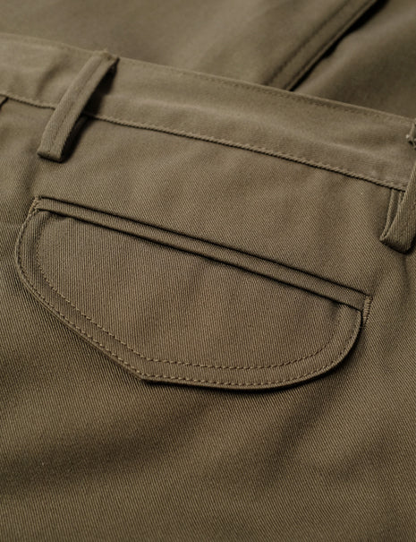 Officer Trouser in Olive-Pants-Rogue Territory-General Quarters
