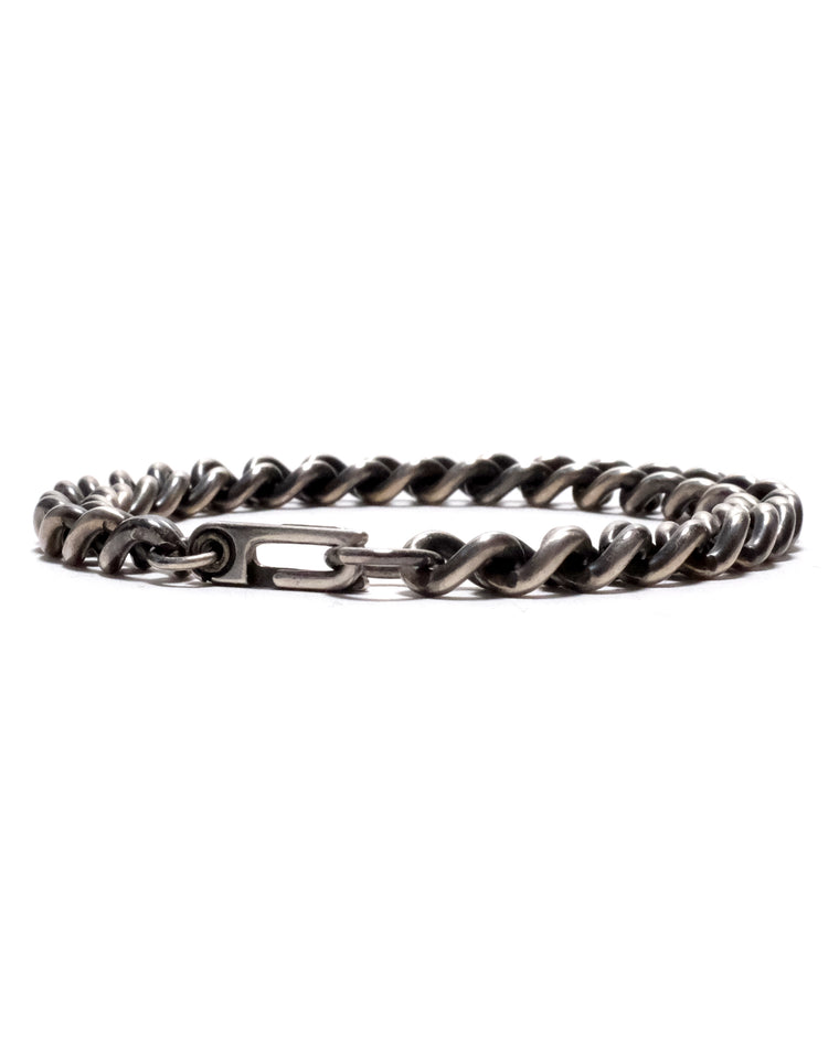 PLN Curb Chain Bracelet-Wide