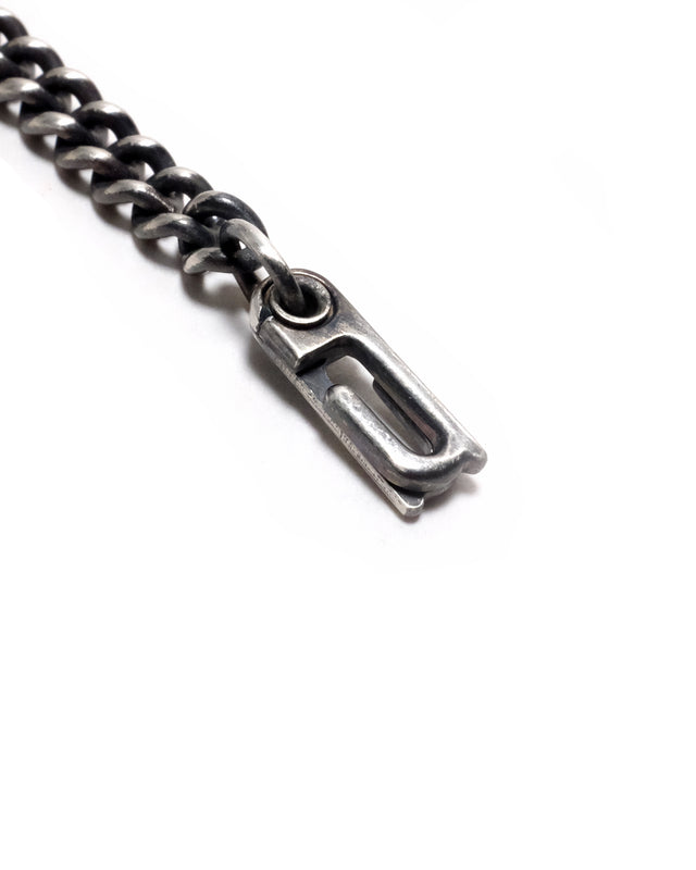 Slim Curb Link Bracelet in Sterling Silver-Accessories-General Quarters-General Quarters